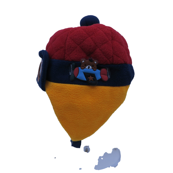 Unknown Brand Boys Yellow | Red | Brown Hat size: 0-12 Months - Picture 1 of 3